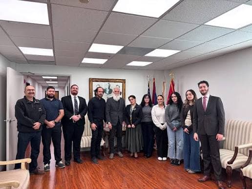 Members of the ARF Shant Student Association together